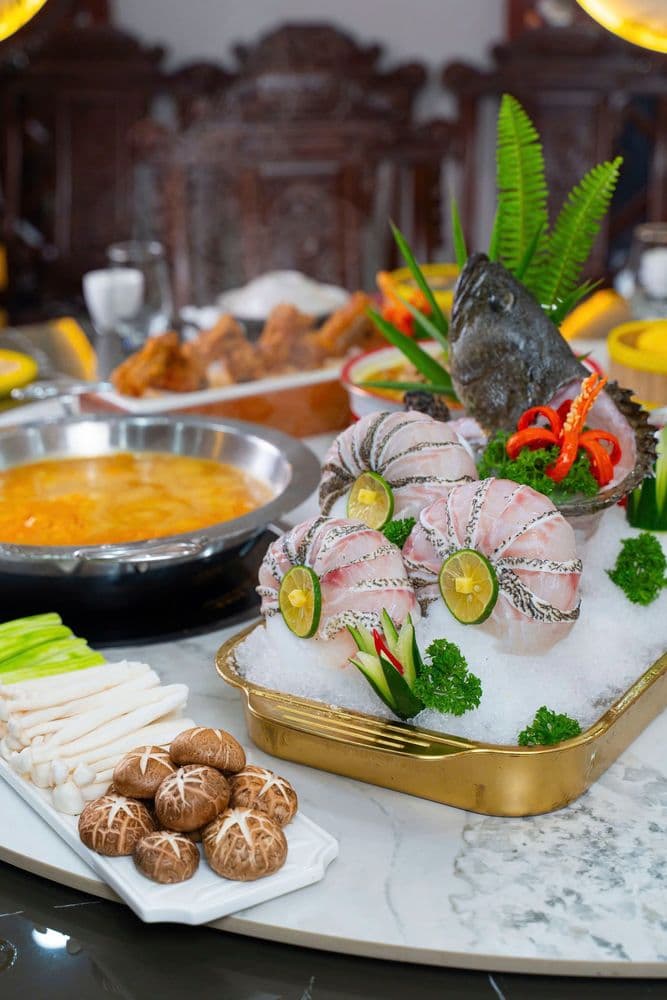 Ngọc ngư nhúng canh dưỡng sinh