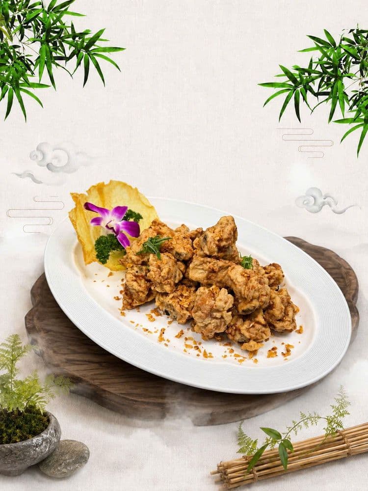 Sườn chiên tỏi