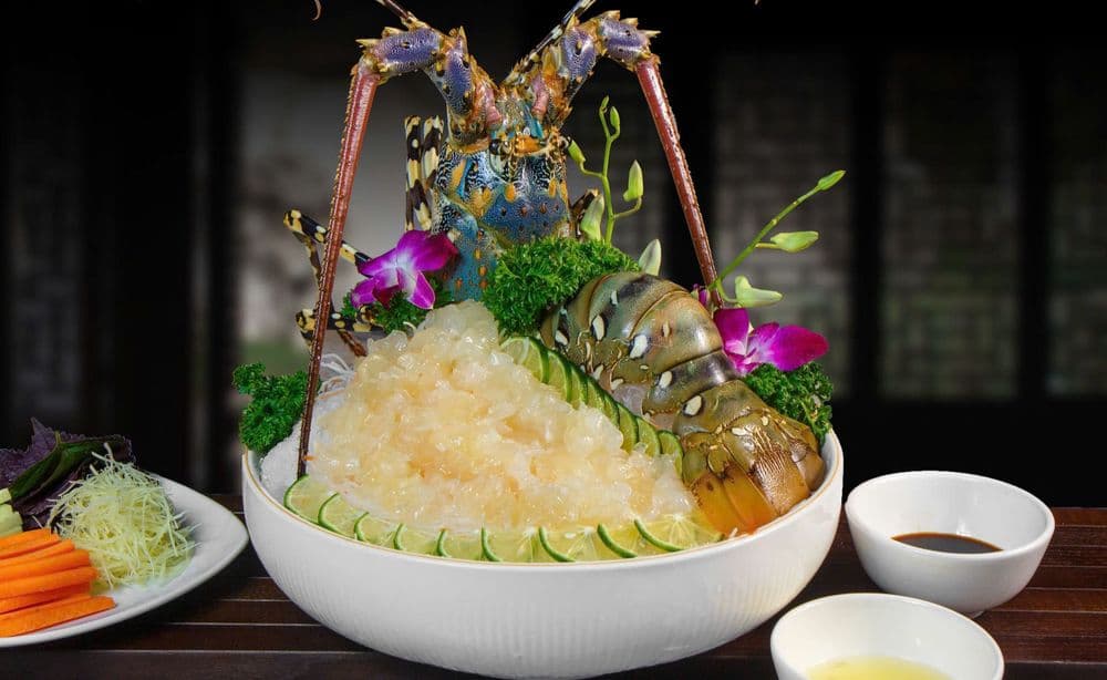 Tôm hùm bông shasimi